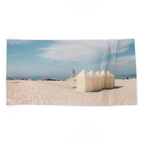 Ingrid Beddoes Beach Summer Vibes ocean Beach Towel