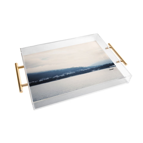 Ingrid Beddoes Blue Waters I Acrylic Tray