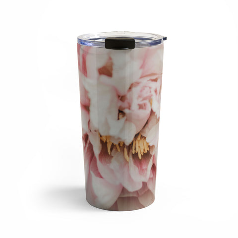 Ingrid Beddoes Blush Pink Peony Travel Mug