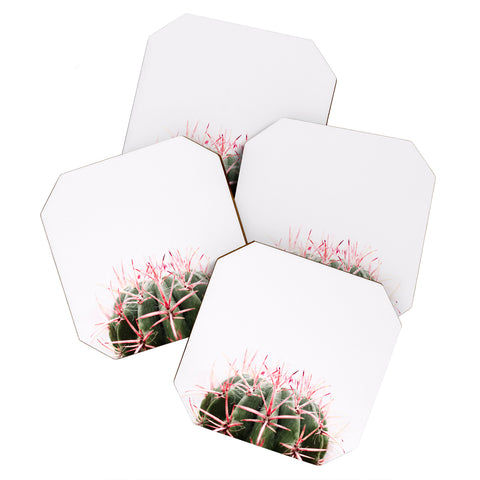 Ingrid Beddoes cactus red Coaster Set