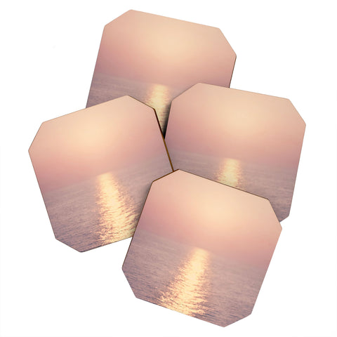 Ingrid Beddoes cashmere rose sunset Coaster Set