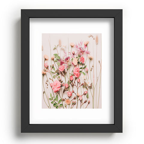 Ingrid Beddoes Flowers Pastel Wildflowers Recessed Framing Rectangle