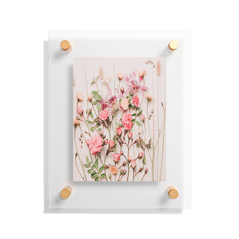 Ingrid Beddoes Flowers Pastel Wildflowers Floating Acrylic Print
