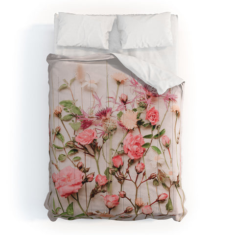 Ingrid Beddoes Flowers Pastel Wildflowers Comforter