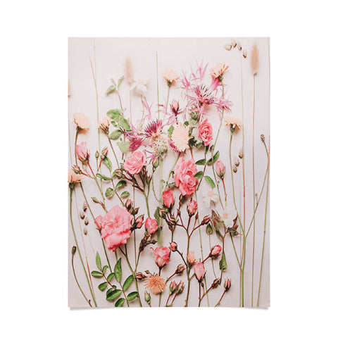 Ingrid Beddoes Flowers Pastel Wildflowers Poster