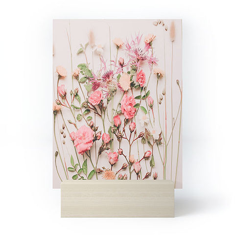 Ingrid Beddoes Flowers Pastel Wildflowers Mini Art Print