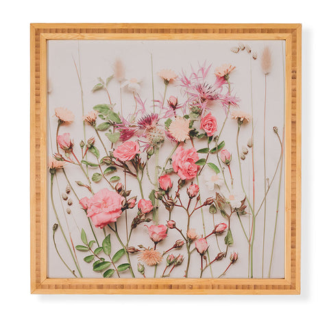 Ingrid Beddoes Flowers Pastel Wildflowers Framed Wall Art