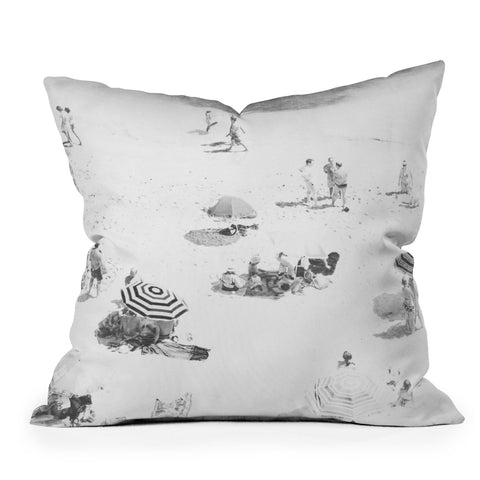 Ingrid Beddoes Happy Days II Outdoor Throw Pillow