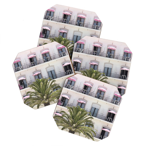Ingrid Beddoes Life in Pink Coaster Set