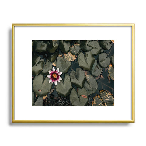 Ingrid Beddoes Lily Pond Metal Framed Art Print