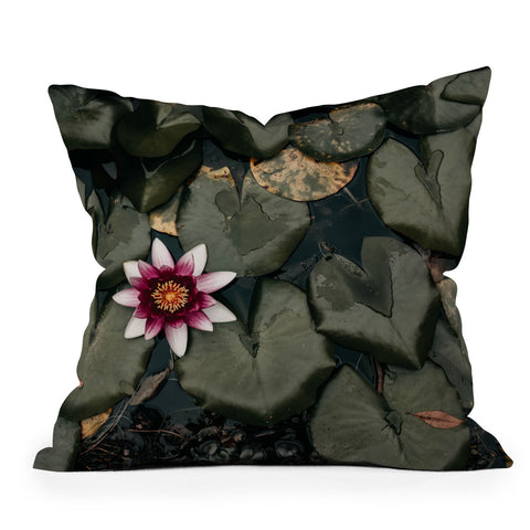 Ingrid Beddoes Lily Pond Throw Pillow
