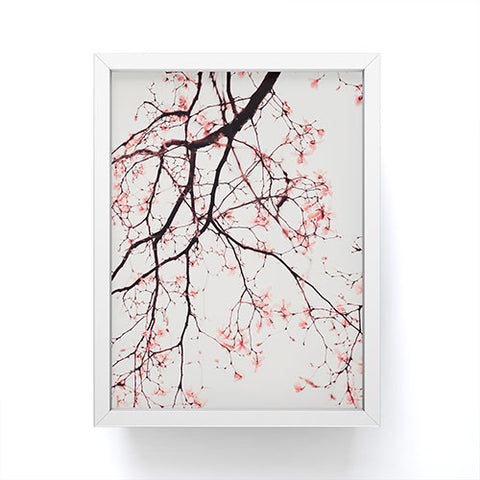 Ingrid Beddoes Magnolia Flowers Pink Framed Mini Art Print