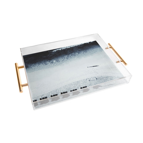 Ingrid Beddoes Ocean Moody Blues Walk Acrylic Tray