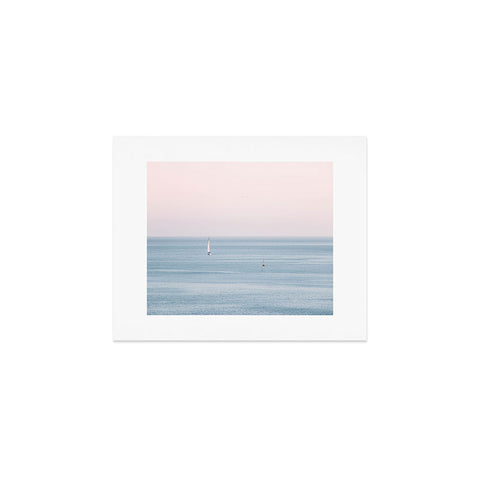 Ingrid Beddoes Ocean Pink Sky Art Print