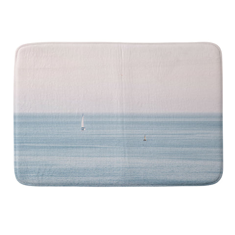 Ingrid Beddoes Ocean Pink Sky Memory Foam Bath Mat