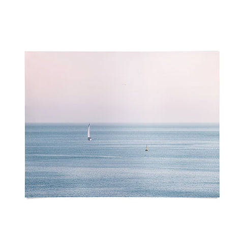 Ingrid Beddoes Ocean Pink Sky Poster