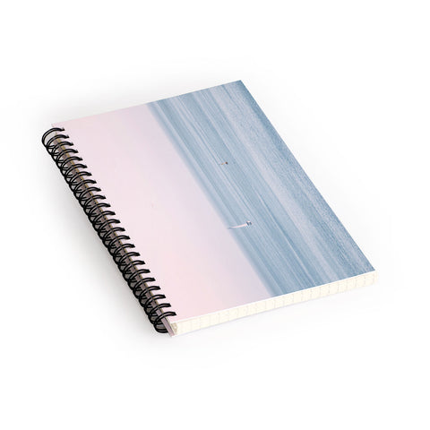 Ingrid Beddoes Ocean Pink Sky Spiral Notebook