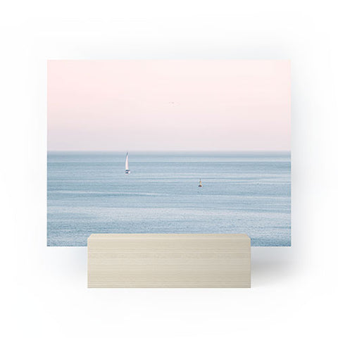 Ingrid Beddoes Ocean Pink Sky Mini Art Print