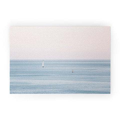 Ingrid Beddoes Ocean Pink Sky Welcome Mat