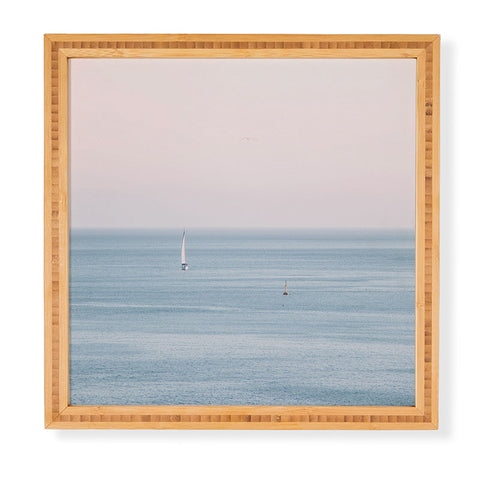 Ingrid Beddoes Ocean Pink Sky Framed Wall Art