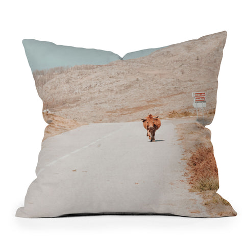 Ingrid Beddoes On the road I Outdoor Throw Pillow