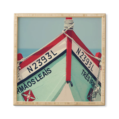 Ingrid Beddoes Portuguese fishing boat Framed Wall Art