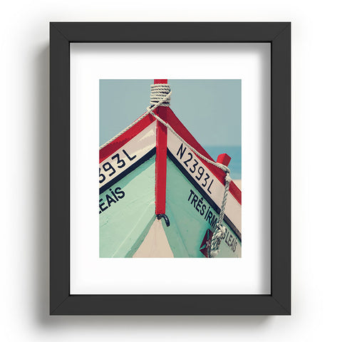 Ingrid Beddoes Portuguese fishing boat Recessed Framing Rectangle