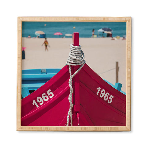 Ingrid Beddoes Portuguese fishing boat II Framed Wall Art