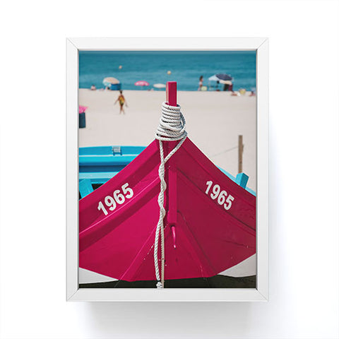 Ingrid Beddoes Portuguese fishing boat II Framed Mini Art Print