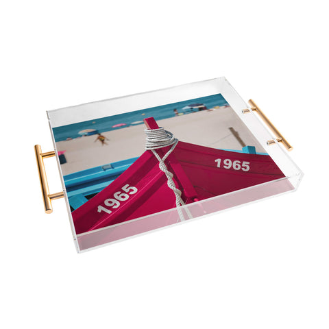 Ingrid Beddoes Portuguese fishing boat II Acrylic Tray