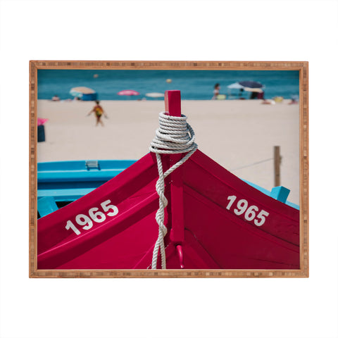 Ingrid Beddoes Portuguese fishing boat II Rectangular Tray