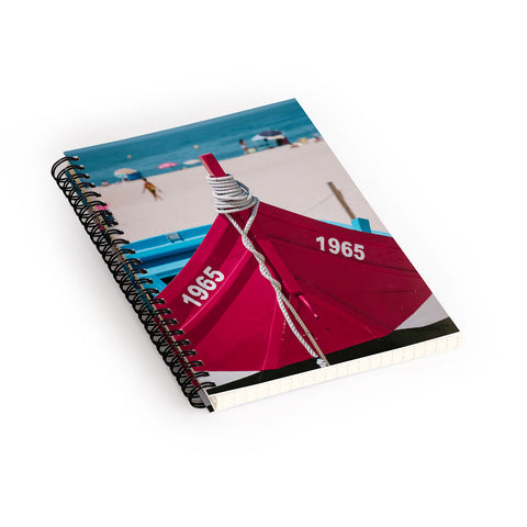 Ingrid Beddoes Portuguese fishing boat II Spiral Notebook