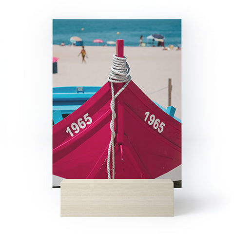 Ingrid Beddoes Portuguese fishing boat II Mini Art Print