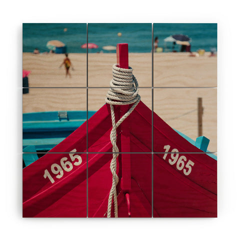 Ingrid Beddoes Portuguese fishing boat II Wood Wall Mural