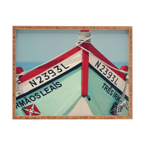 Ingrid Beddoes Portuguese fishing boat Rectangular Tray