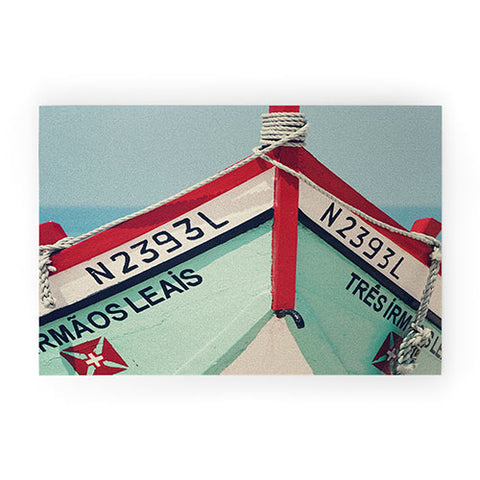 Ingrid Beddoes Portuguese fishing boat Welcome Mat