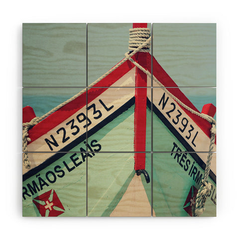 Ingrid Beddoes Portuguese fishing boat Wood Wall Mural