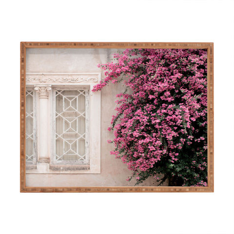 Ingrid Beddoes Pretty Window Bougainvillea Rectangular Tray