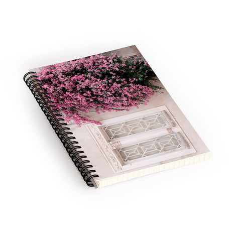 Ingrid Beddoes Pretty Window Bougainvillea Spiral Notebook