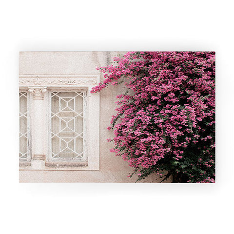 Ingrid Beddoes Pretty Window Bougainvillea Welcome Mat