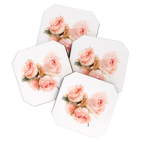 Ingrid Beddoes Rose pink lemonade Coaster Set
