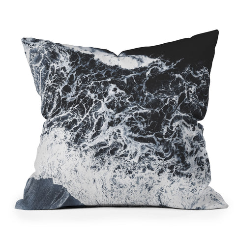 Ingrid Beddoes Sea Lace Outdoor Throw Pillow