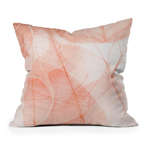 Ingrid Beddoes sun bleached apricot Outdoor Throw Pillow