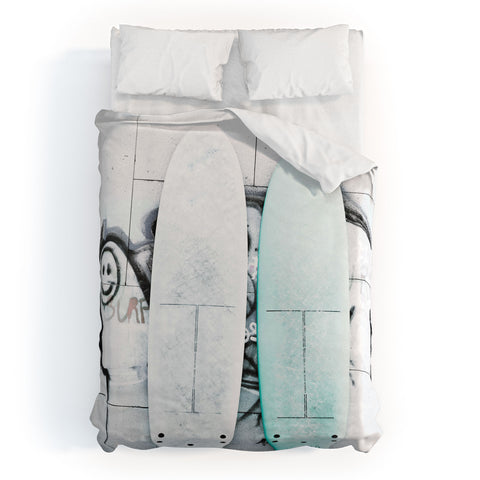 Ingrid Beddoes Surf Board 4 Duvet Cover