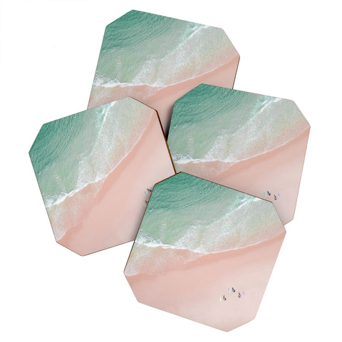 Ingrid Beddoes Surf Yoga Coaster Set