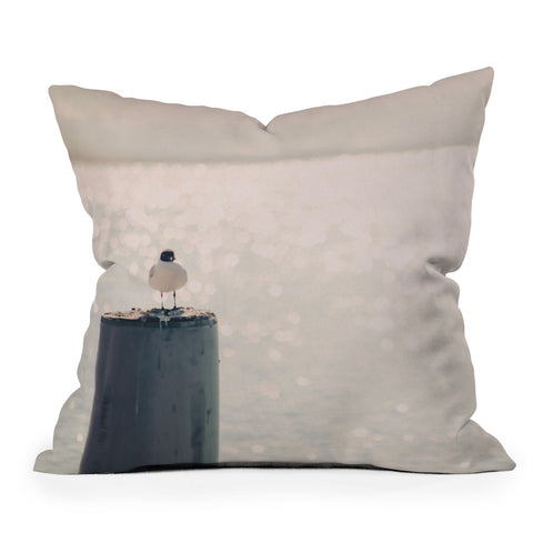 Ingrid Beddoes Sweet Bird Outdoor Throw Pillow