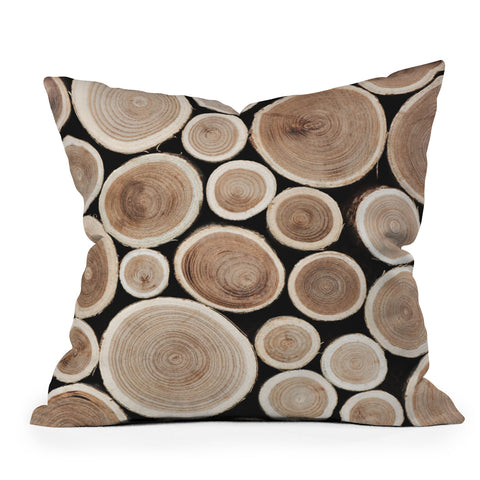 Ingrid Beddoes Timber 4 Outdoor Throw Pillow