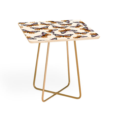 Insvy Design Studio ButterflyPink Yellow Side Table