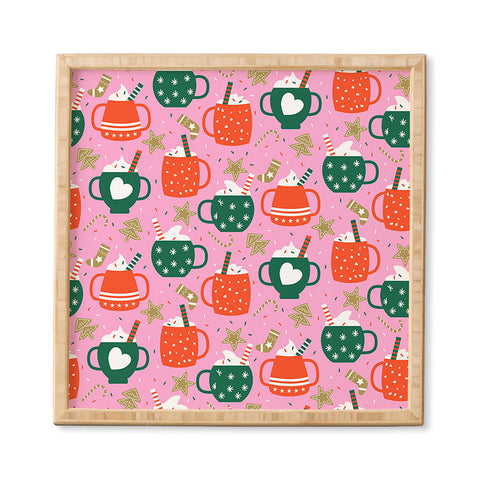 Insvy Design Studio Cocoa Cookies Framed Wall Art