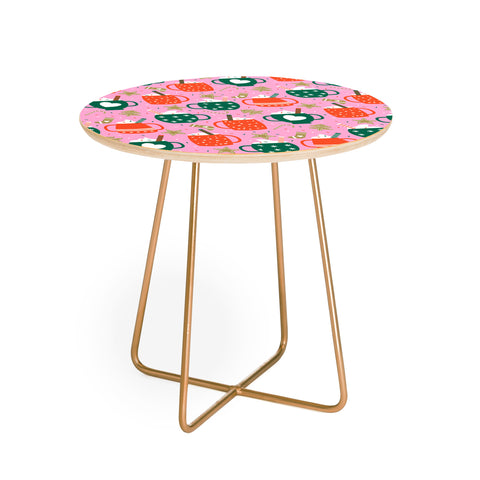 Insvy Design Studio Cocoa Cookies Round Side Table